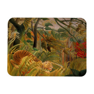 Íman Tigre em uma tempestade tropical por Henri