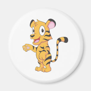 Íman Tigre feliz Cub do bebê