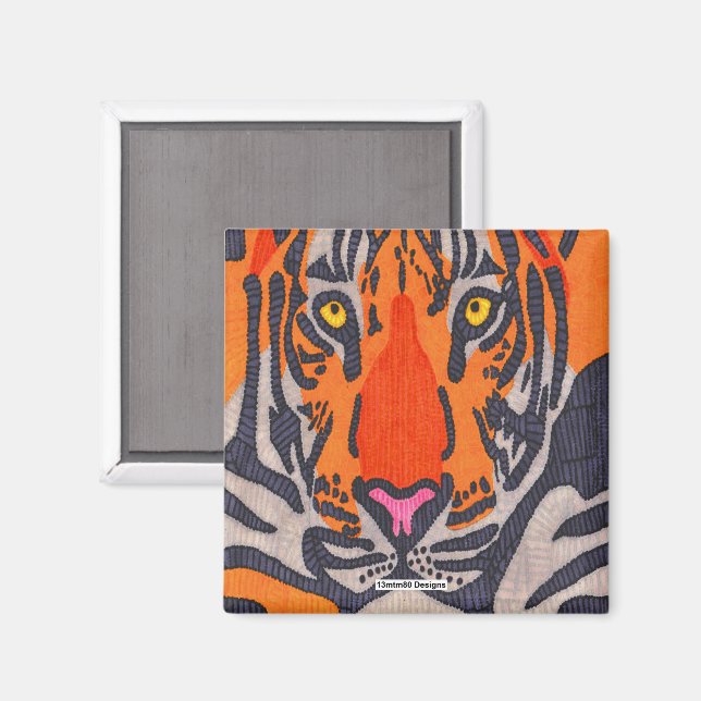 Íman Tigre - Ímã (Front/Back)