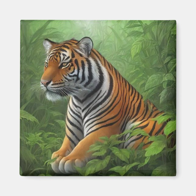 Íman Tigre na selva (Frente)