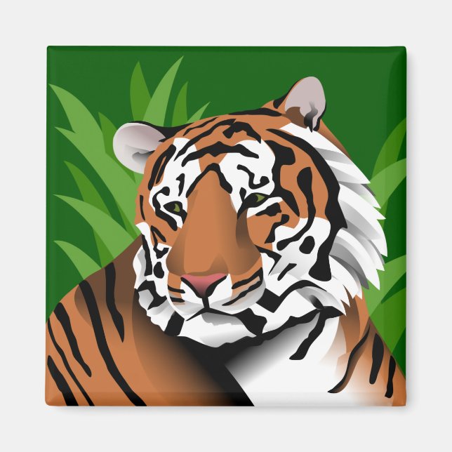 Íman Tigre Na Selva (Frente)