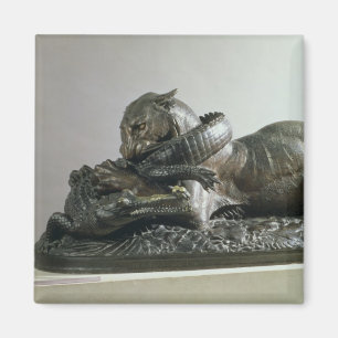 Íman Tigre que devora um jacaré, 1832 (bronze)