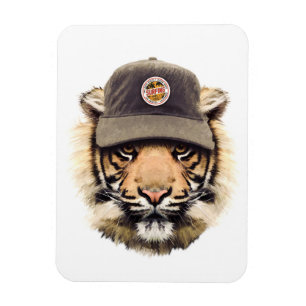 Íman Tigre surfando