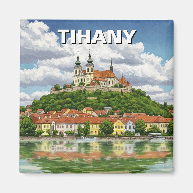 Íman Tihany Hungary Viagem (Frente)
