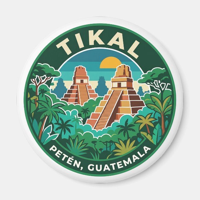 Íman Tikal Guatemala (Frente)