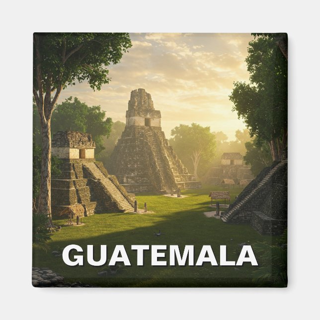 Íman Tikal Guatemala Viagem (Frente)