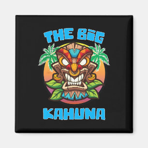 Íman Tiki Big Kahuna Divertido Havaiano Dia dos Pais Fé
