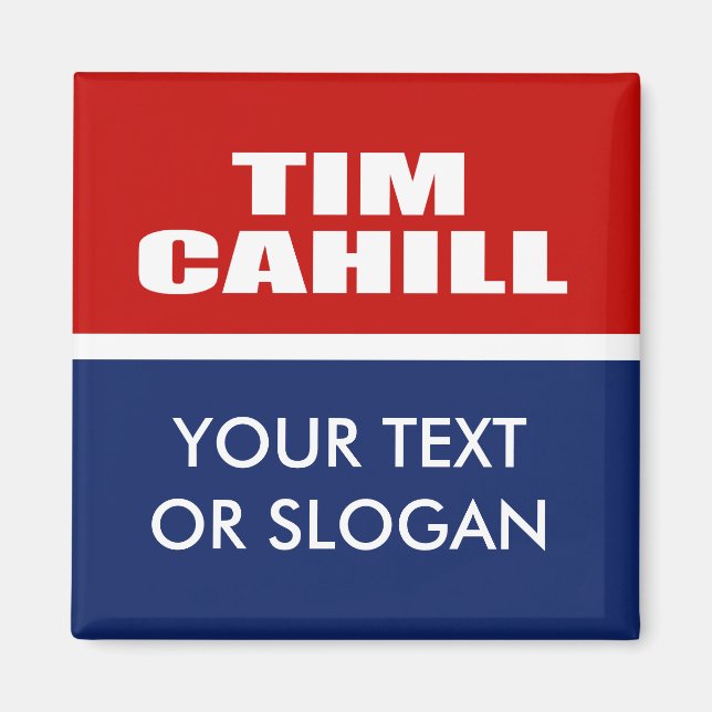 ÍMAN TIM CAHILL PARA GOVERNADOR (Frente)