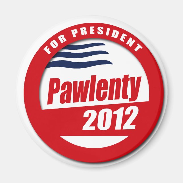 Íman Tim Pawlenty 2012 (Frente)