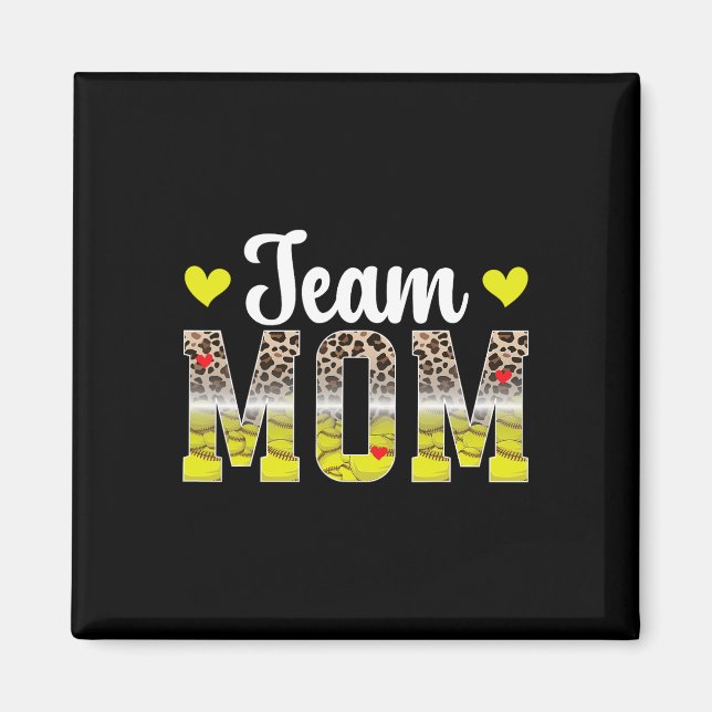 Íman Time da Mamãe Leopard Softll Time da Mamãe Softll  (Frente)