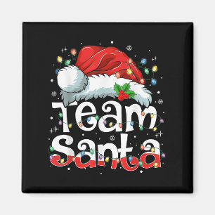 Íman Time da Papai Noel Família Natal Combinando Pijama