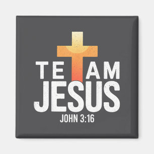 Íman Time Jesus João 3_16 - Bíblia Religiosa Cristã C