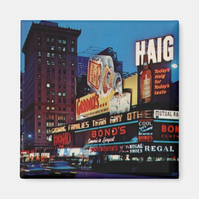 Íman Times Square, vintage da Nova Iorque (Frente)