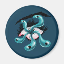 Tímpano de horror ocular monstro gótico estranho