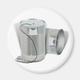 Íman Tin Can Phone (Você pode me ouvir agora?)