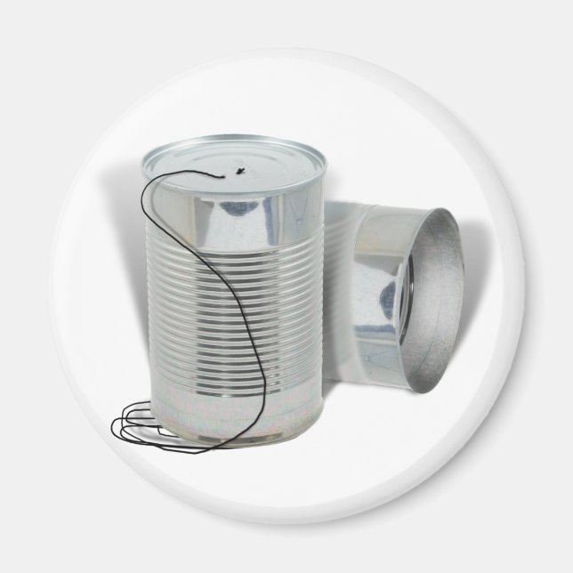 Íman Tin Can Phone (Você pode me ouvir agora?) (Frente)
