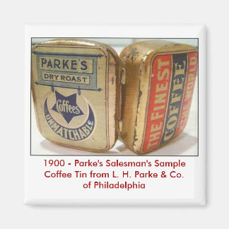 Íman Tin de café do Parke.