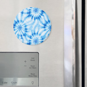 Íman Tingimento Azul Branco Tie Dye