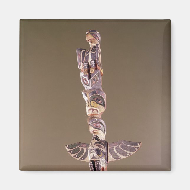 Íman Tinglit Bird Clan totem pole (Frente)