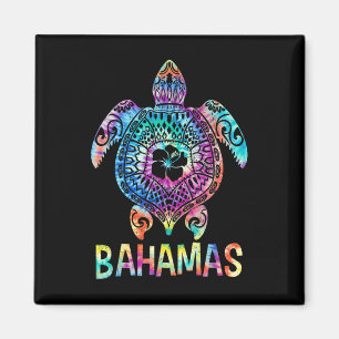Íman Tinta Tie Bahamas-caribenho Tartaruga Marinha Famí