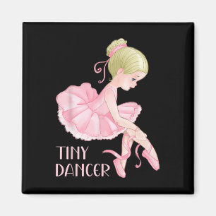 Íman Tiny Dancer Ballerina Balé Garota Dançando Criança