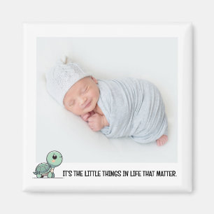 Íman Tiny Turtle Baby Photo Magnet