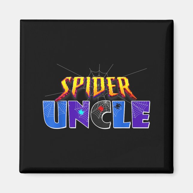 Íman Tio Aranha Design Dia dos Pais Família Combinando (Frente)