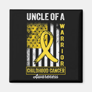 Íman Tio De Um Cancer De Infância De Guerreiro Dourado