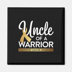 Íman Tio De Um Cancer De Infância De Guerreiro Dourado