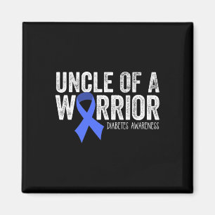 Íman Tio De Um Guerreiro T1d Criança Diabética Azul Fit