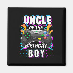 Íman Tio Do Aniversário Jogo De Vídeo Correspondente