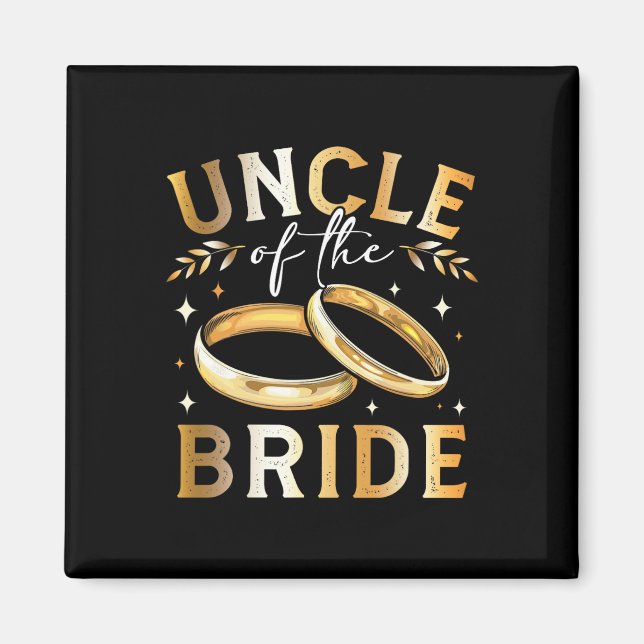 Íman Tio do Casamento Tio da Noiva e Engag (Frente)