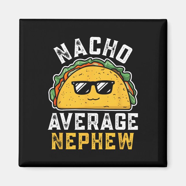 Íman Tio médio Nacho engraçado Cinco De Mayo mexicano F (Frente)