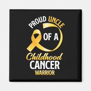 Íman Tio Orgulhoso De Um Guerreiro Cancer Da Infância S