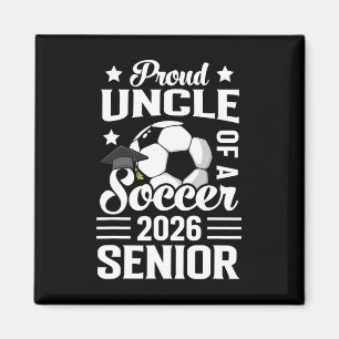 Íman Tio Orgulhoso De Um Veterano De Futebol Formatura