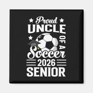 Íman Tio Orgulhoso De Um Veterano De Futebol Formatura 