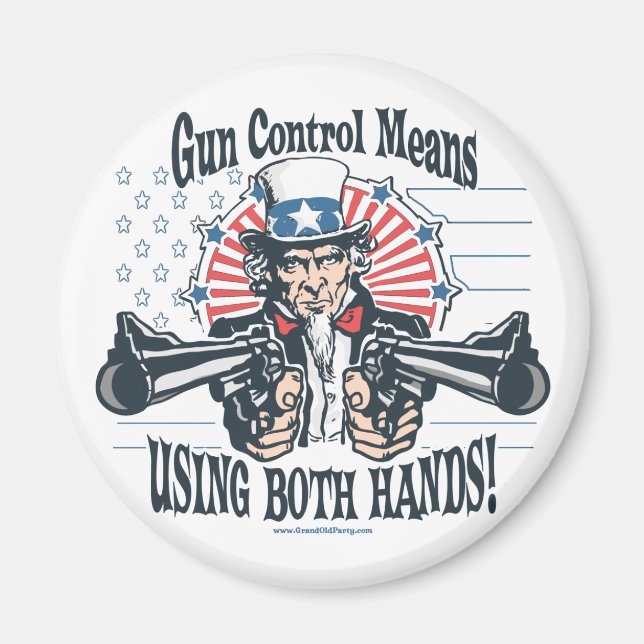 Íman Tio Sam Gun Control Magnet (Frente)