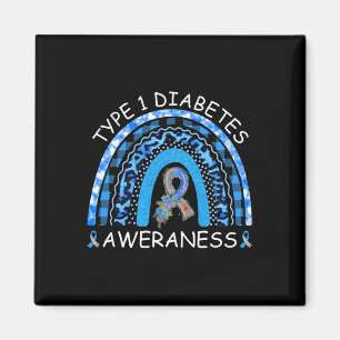 Íman Tipo 1 Sensibilização para a Diabetes Branqueada R