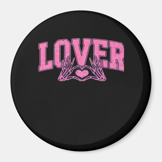 Íman Tipo de letra com mãos esqueléticas clássicas (Frente)