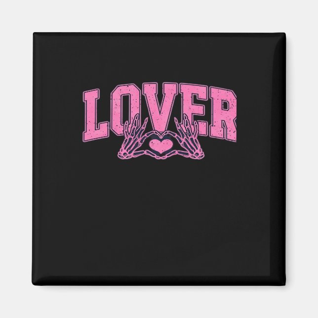 Íman Tipo de letra com mãos esqueléticas clássicas (Frente)