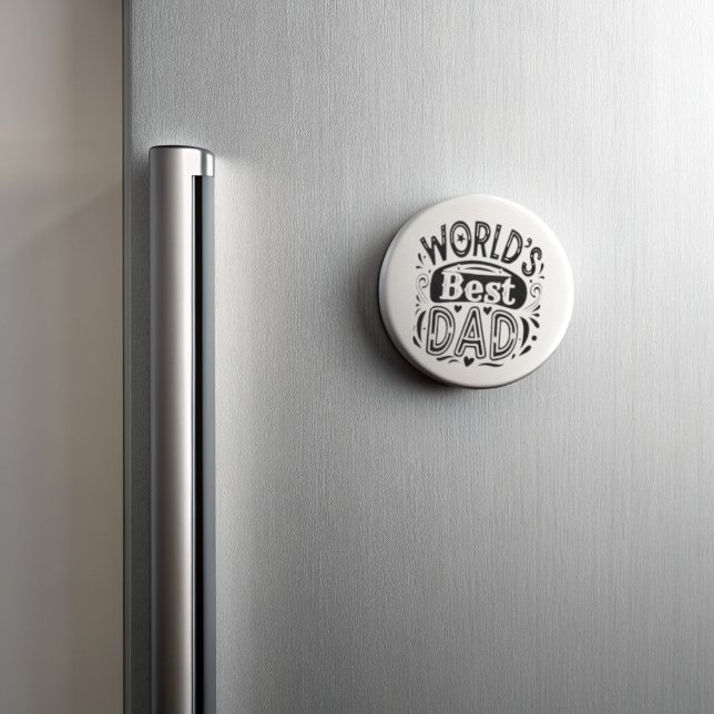 Íman Tipografia da melhor Pai do mundo (Criador carregado)