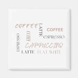 Íman Tipografia de Café Estilo de Café Moderno Amante d