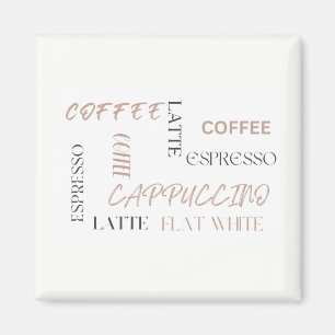 Íman Tipografia de Café Estilo de Café Moderno Amante d