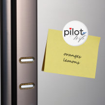 Tipografia de esposa piloto e avião simples, minim