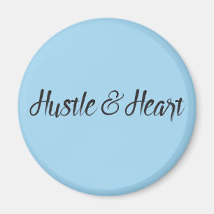 Íman Tipografia de Hustle e Heart