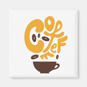 Íman Tipografia do café para amante do café