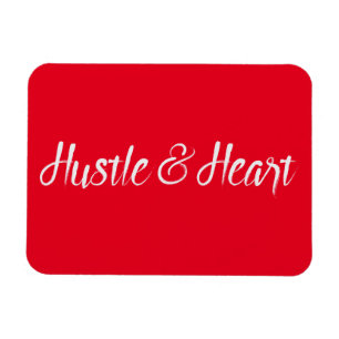 Íman Tipografia do Coração e Hustle Branco