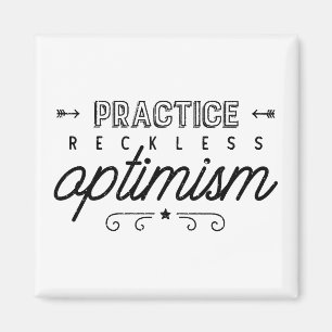 Íman Tipografia imprudente do optimismo da prática