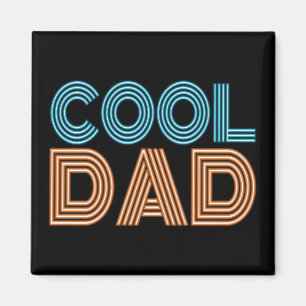 Íman Tipografia Neon do Dia de os pais de Pai Legal Ma