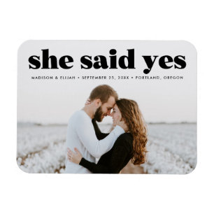 Íman Tipografia Preta Moderna e Negrito Foto Salve a Da